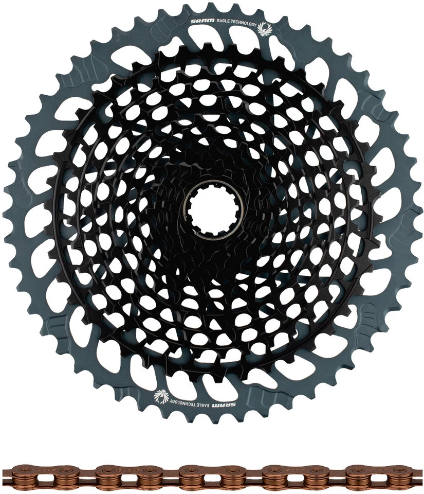 SRAM X01 Eagle XG-1295 Kassette + Eagle Kette 12-fach Verschleißset 3 SRAM X01 Eagle XG-1295 Kassette + Eagle Kette 12-fach Verschleißset