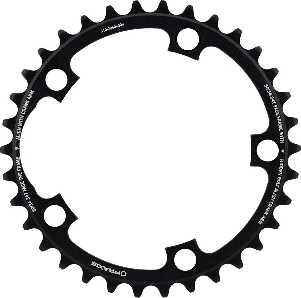 Praxis Works Buzz Road Kettenblatt-Set, 5-Arm, 110 Mm Lochkreis 5 Praxis Works Buzz Road Kettenblatt-Set, 5-Arm, 110 Mm Lochkreis – Bild 3